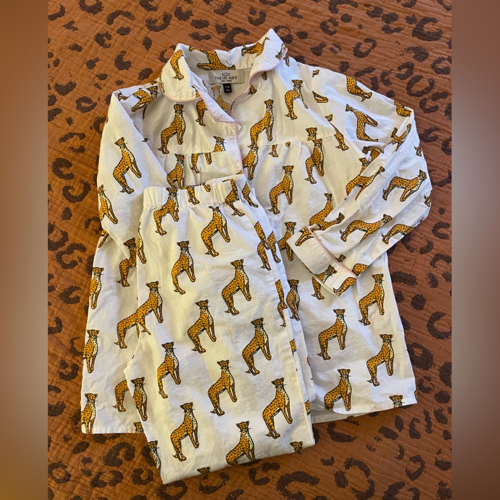 Their Nibs kids pajama set size 7/8